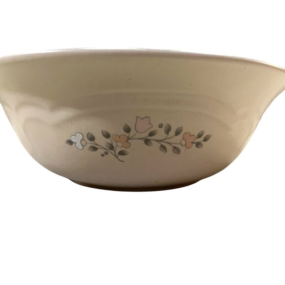 Pfaltzgraff Remembrance 436 8" Vegetable Bowl 1Qt Floral Stoneware Used Replacem - Picture 2 of 16